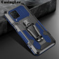 Casinglee For Samsung Galaxy A42 Case Shockproof Armor Stand case with Metal Clip Back cover Samsung A42 Phone cases Car Mountaineering phone case.