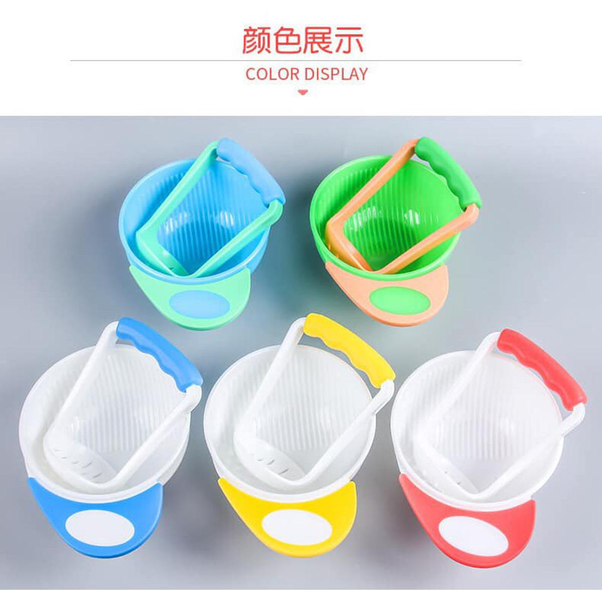 Baby Food Masher and Serve Bowl Set - 1 PCS