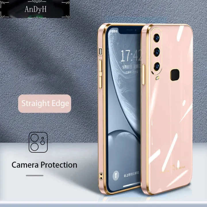 Phone%20case%20VIVO%20Y11/Y12/Y12i/Y15/Y17/Y19/Y91/Y91i/Y93/Y95/Y97/Y85/V11i%20/V9Cover%20Luxury%20Soft%20Cubic%20Straight%20Edge%20Cover%20Fashion%20Upgraded%20Camera%20Protection%20Electraplating%20Anti-fingerprint%20Shockproof%20Protective%20Back%20Cover%20-%20Image%209