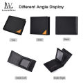 LouisWill Wallet Men's Foldable Wallet PU Horizontal Wallet Large Capacity Wallet Business Wallets Co-in Purse Wallet Multi-Card Position Wallets ID Credit Cards Holders with Independent Driver's License Pocket. 