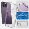 For Apple iPhone 14 Pro Premium Silicone Case Crystal Clear Soft TPU Ultra-Thin Transparent Flexible Protective Mobile Phone Back Cover.