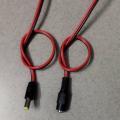 1Pair- Cable With MALE FEMALE 2 Pin Connector 2.1mm Male Female DC Power Jack Socket 5V 12V 24V 5.5×2.1mm Male Female Connector Male Female Jack 2 Pin Male Female Socket. 