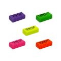 5pcs Doms Non-Toxic Dust-Free Rubber Erasers for Writing Correction.