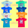 8 Pieces Multi Color Boy Half T-shirt By Any Color And Print.