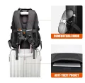 ARCTIC HUNTER B00388 Outdoor Climbing Backpack for Men 15.6-inch Light Large Capacity Travel Multi Functional Waterproof Backpack.