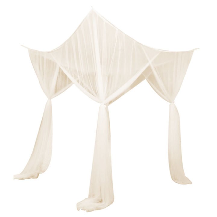 Fine%20Mesh%204%20Corner%20Post%20Bed%20Canopy%20Hanging%20Bed%20Curtain%20Drape%20210x190x240cm%20-%20Image%202