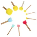 10 Pcs Face Paint Sponge Brush Doodle Tool Painting Kids M Graffiti Drawing Child. 