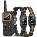 3300Ft Electric Dog Training Collar Remote Control IP7 Waterproof Rechargeable Dog Bark Collar for All Size Dog Vibration Sound. 