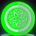 Kid Flying Disc Anti-skid Luminous Flying Disc Whirling Leisure Glowing Flying Disc Throwing Park. 