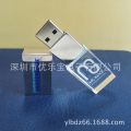 【Factory direct supply】Crystal U disk Transparent crystal luminous U disk Customized capacity custom LOGO music U disk. 