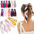 Trendy Big Bowknot Hairband For Girls-5 pcs Multicolor. 