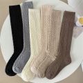 Retro Women Stockings High Quality Japanese Style New Solid Color Knee High Socks For Women Korean Style Warm Casual Long Socks. 