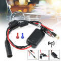 Yctze Car Stereo Antenna DAB +/FM Radio Adapter Cable Signal Receiving Amplifier SMA Head Vehicle Electronics. 