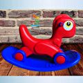 RFL Jim & Jolly Dragon Rocker (2 in 1) {Red-Blue & Red-Green} Rocker and Pull Car Kids Tricycle.