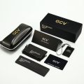 GCV Fashion Photochromic Aluminum Sunglasses Men Chameleon Polarized Pilot Glasses Anti-Glare Driving Eyeglasses Coating Mirror.