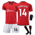 ew 2324 ed eils jersey o. 7 jersey o. 25 Sancho o. 18 Casemiro o. 1 e ea football suit set.