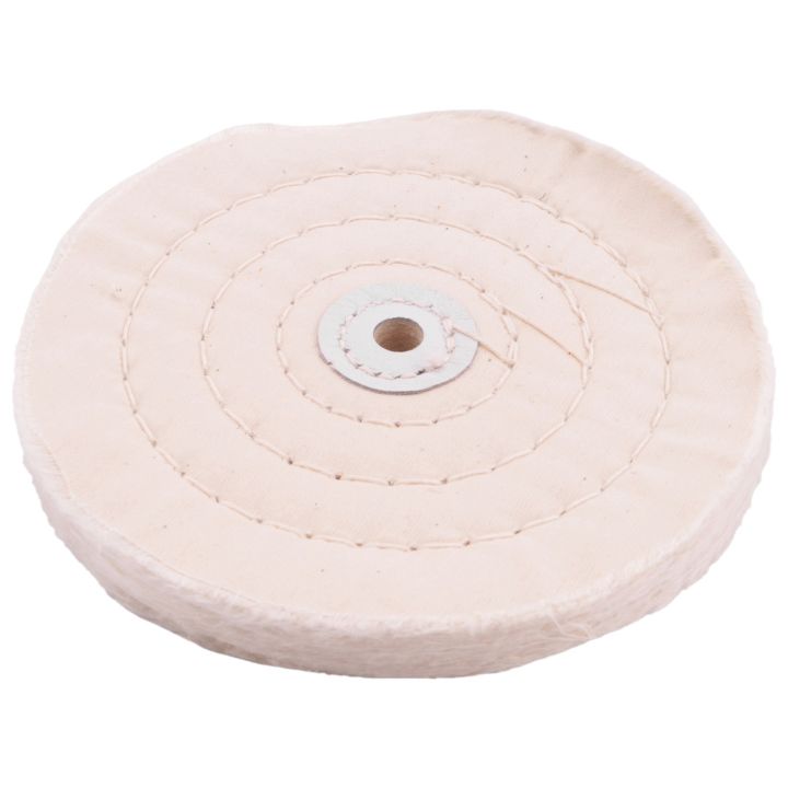 10Pcs%206%20Inch%20Buffing%20Polishing%20Wheels%20for%20Bench%20Grinder%20with%20Polishing%20Compounds%20Kit,%20White%20and%20Yellow%20-%20Image%207