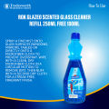 Rok Glazeo Scented Glass Cleaner Refill 250ml free 100ml. 