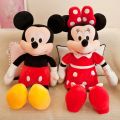 Disney Kawaii Mickey Minnie Mouse Plush Toy Stuffed Animals Doll Cartoon Cute Soft Pillow Room Decor Anime Peluche Children Gift. 
