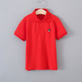 Kids Summer Tops Tees 3-14Years Years Old Kids Boys T-Shirts Cotton Short Sleeve solid color T-shirt Children Polo T Shirts.