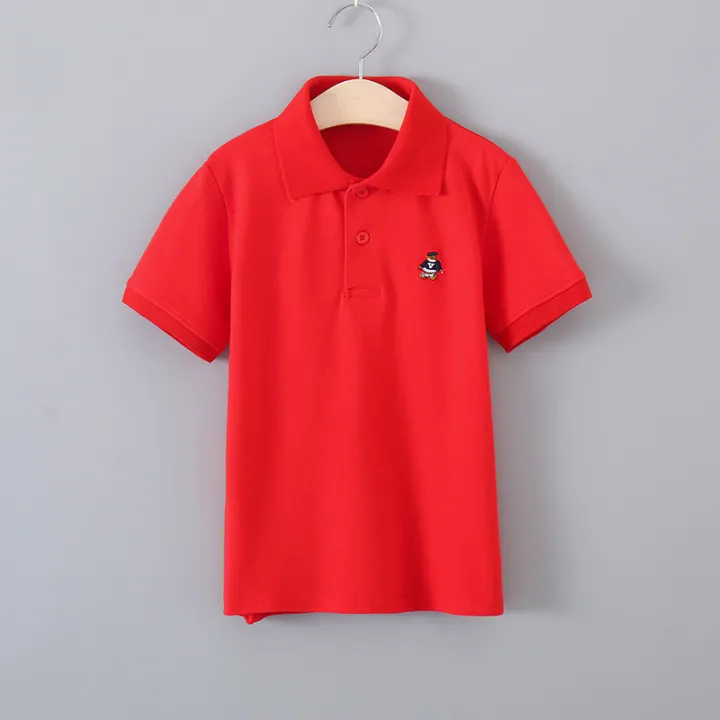 Kids%20Summer%20Tops%20Tees%203-14Years%20Years%20Old%20Kids%20Boys%20T-Shirts%20Cotton%20Short%20Sleeve%20solid%20color%20T-shirt%20Children%20Polo%20T%20Shirts%20-%20Image%206