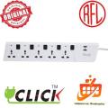 Click 5 point USB Multiplug 3 Yard 2 Pin plug.