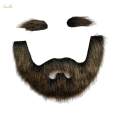 False Eyebrow and Beard Set Costume Women Men Makeup Fake Mustache for Operas Stage Performance. 