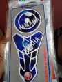 Motorcycle fuel tank pad sticker or bike tank pad for Yamaha Fzs -Black. 