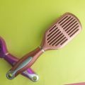 SALON Professional Large Paddle Hair Brush Red.