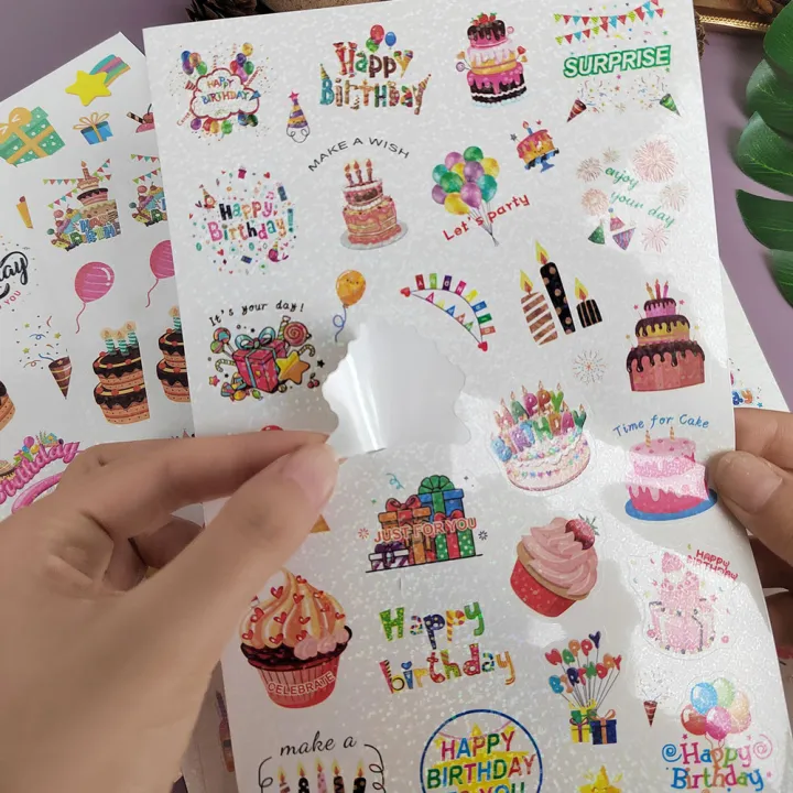 1%20Sheet%20Cartoon%20Happy%20Birthday%20Kawaii%20Stickers%20Laptop%20Guitar%20Motorcycle%20Luggage%20Skateboard%20Bicycle%20Kids%20Toy%20Sticker%20Decal%20-%20Image%202
