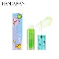 HANDAIYAN Fruit Lip Oil Jelly Moisturizing Lip Oil Plumping Glass Lip Gloss Makeup Sexy Plump Lip Glow Oil Tinted Lip Plumper. 
