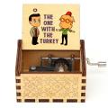 Hot Wooden 3d Printed Music Box Antique Carved Music Box Friends Theme Music Box Birthday. 