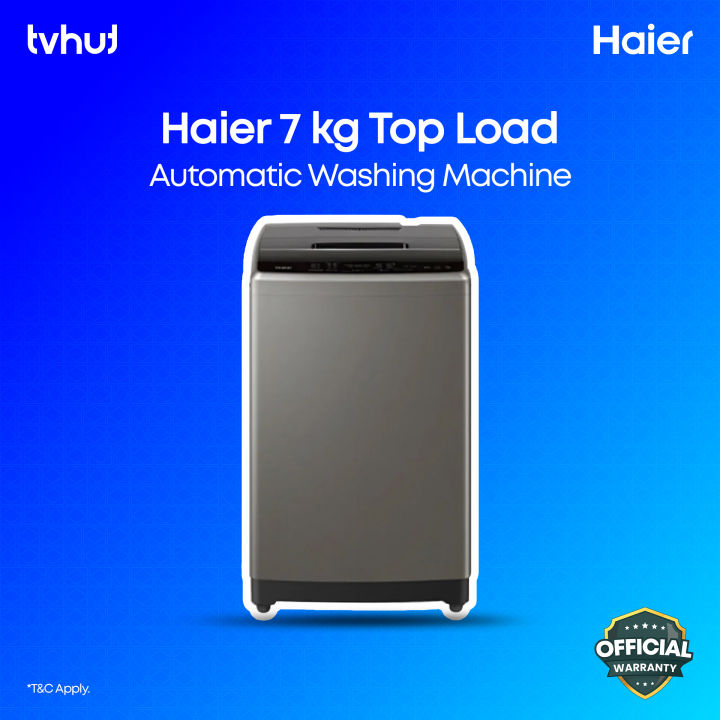 Haier 7kg Top Load Automatic Washing Machine with Official Warranty