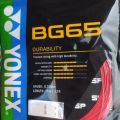 Yonex BG 65 Titanium Soft / Hard Feeling Hi Tension Badminton Racket String. 