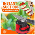 Kitchen Chef Sharpener Durable Simple Safety Sharpening Knife Damascus Suction Cup Positioning Knife Sharpener Kitchen Tool by Pure Mall.
