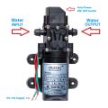 DC 12V 60W High Pressure Micro Diaphragm Water Pump Automatic Switch 4L/Min Range 8m Water Pump. 