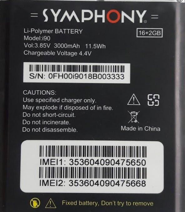 Symphony%20i90%20Mobile%20Battery%203000%20mAh%20-%20Image%202
