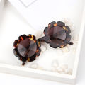 Korean version of small flower sunglasses children's fashion baby sunflower glasses boys and girls personality flower sunglasses tide.