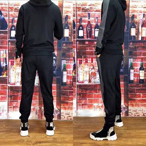 Sports%20Suit%20Men's%20Spring%20and%20Autumn%20Loose%20plus%20Size%20plus%20Size%20Overweight%20Man%20Leisure%20Running%20Trend%20Set%20Fitness%20Clothes%20Men%20-%20Image%204
