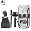 The manufacturer directly issued security equipment, eight-piece sets of riot shields, steel forks, stab-proof suits, explosion-proof helmets, and school security equipment.
