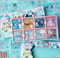 200PCS set Kawaii PET Washi Stickers Scrapbooking DIY Journal Diary Decorative Stickers Gift Set.