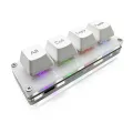 Mini 4-Key Select All Cut Copy Paste Macro Pad Ctrl A X C V Shortcut One Handed Keyboard RGB Gaming Mechanical Keyboard OSU Key. 