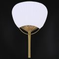 60 pcs/lot wedding White Paddle Fan for wedding decoration.