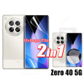 Infinix Zero 40 5G Tempered Glass Screen Protector For Infinix Zero 40 Zero 30 Skin Carbon back film. 