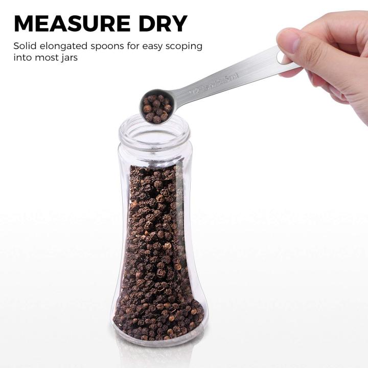 Stainless%20Steel%20Measuring%20Spoons%20Set%20of%207%20Stackable%20Measure%20Spoon%20for%20Dry%20and%20Liquid%20Ingredients%20Etched%20Marked%20Baking%20Cooking%20Spoon%20with%20Detachable%20Ring%20Holder%20-%20Image%206