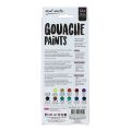 Mont Marte Gouache Paint Set – 12 Colors in 12ml Tubes for Artists & Students. 