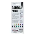 Mont Marte Gouache Paint Set – 12 Colors in 12ml Tubes for Artists & Students. 