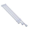 Curtain Rail Pole Rod Telescopic Tension High Carbon Steel Extendable For Bathroom. 