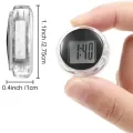 3 Pieces Mini Motorcycle Clocks Waterproof Stick-on Motorbike Mount Watch Digital Clocks for Vehicle, Auto, Car, SUV. 