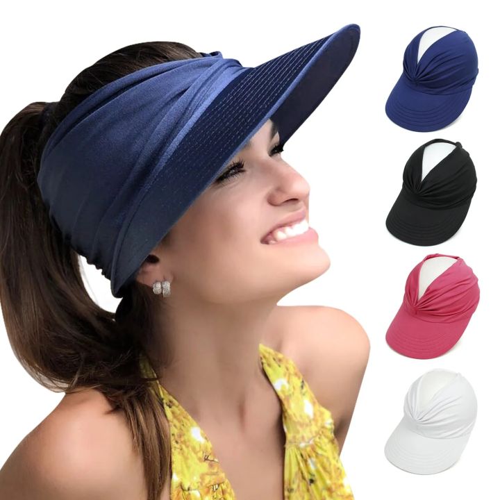 Flexible%20Adult%20Hat%20for%20Women%20Anti-UV%20Wide%20Brim%20Visor%20Hat%20Easy%20To%20Carry%20Travel%20Caps%20Fashion%20Beach%20Summer%20Sun%20Protection%20Hats%20-%20Image%203